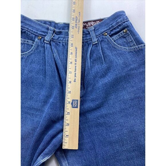 Manisha Pleated MOM jeans High waisted Vintage Size 11 (26x30) - Picture 15 of 15